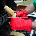 Großhandel Factory Preis Küche Food Grade Silikon BBQ Beheizte Handschuhe / Silikon Grillen BBQ Handschuh / Silikon Ofen Mitts